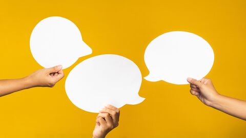 Beratungsangebot Sprechblasen