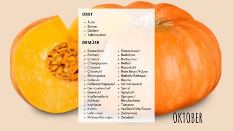 Saisonkalender Oktober