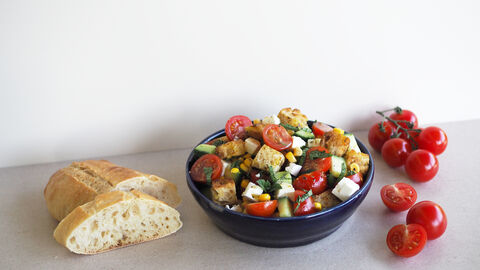 Rezeptidee Brotretter-Salat