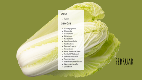 Februar Saisonkalender