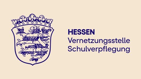 Wort-Bild-Marke der Vernetzungsstelle Schulverpflegung Hessen