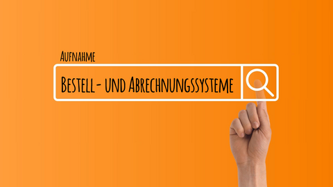 Bestellen und Abrechnen